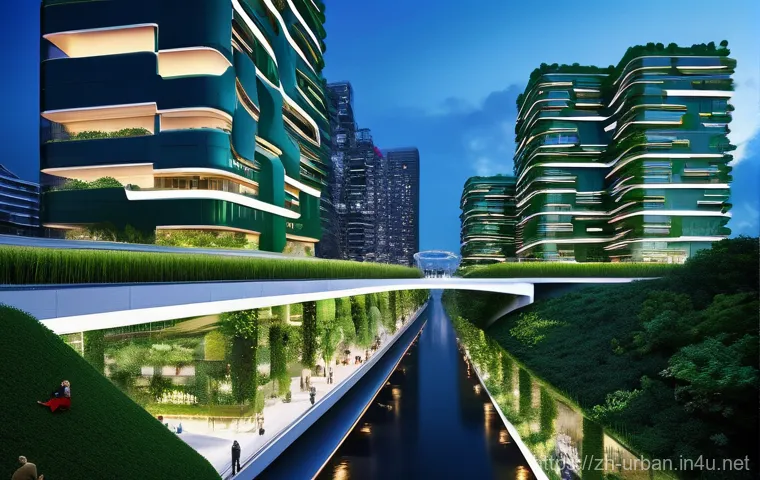 도시 주거 밀도 분석 - **Prompt**: A vibrant and dynamic street scene in a modern, high-density East Asian metropolis durin...